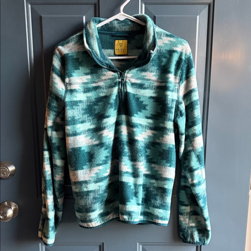 Prince & Fox Teal and White Patterned Jacket